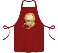 Un Drago Barbuto IN The Desert Sole Cotone Grembiule 100% Biologico