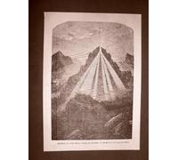 Un effetto di luce nella Valle di Luserna nel 1866 Piemonte