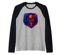 Un’esplosione di colori tie-dye sul campo Maglia con Maniche Raglan