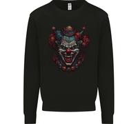 Un Evil Clown Halloween Horror Vampiro Bambini Felpa Maglione