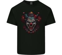 Un Evil Clown Halloween Horror Vampiro Uomo Cotone T-Shirt