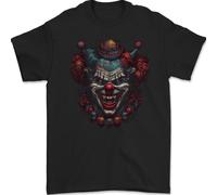 Un Evil Clown Halloween Horror Vampiro Uomo T-Shirt 100% Cotone