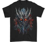 Un Evil Sauron Maschera Demone Uomo T-Shirt 100% Cotone