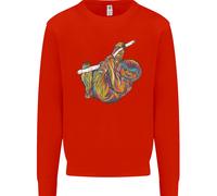 Un Felice Bradipo Su Un Ramo Uomo Felpa Maglione