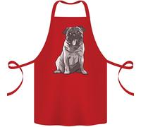 Un Felice Bullo Divertente Cane Divertente Cotone Grembiule 100% Biologico
