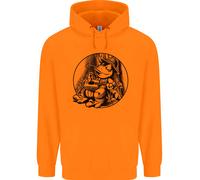 Un Felice Ranocchio Che Suona La Chitarra Felpa Per Bambini