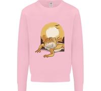 Un Felino Barbuto Sotto Il Sole Del Deserto Uomo Felpa Maglione