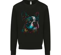 Un Felpa Colorata Per Bambini Con Boston Terrier
