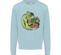 Un Felpa Jumper Chameleon Che Mangia Ramen Uomo