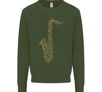 Un Felpa Per Bambini A Saxofono Strumenti Musicali Brass Band