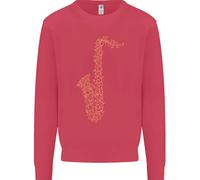 Un Felpa Per Bambini A Saxofono Strumenti Musicali Brass Band