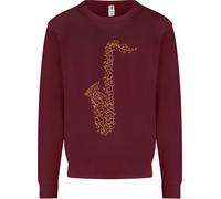 Un Felpa Per Bambini A Saxofono Strumenti Musicali Brass Band