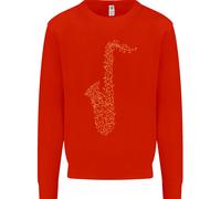 Un Felpa Per Bambini A Saxofono Strumenti Musicali Brass Band