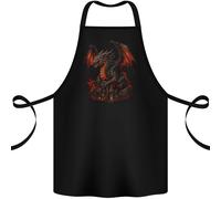 Un Fierce Fantasy Drago Grembiule In Cotone 100% Biologico