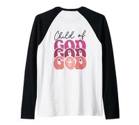 Un Figlio di Dio La Via La verità La Vita Gesù Arte sul Retro Maglia con Maniche Raglan