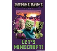 Un Film Di MINECRAFT - Poster Di Zombie, Creeper, Scheletro - 22x34 - 26172