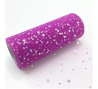 Un Filo Trasparente, Glitter Paillettes Tulle Rotolo tutù Tessuto Decorazione di Nozze Artigianato Fai da Te Forniture for Feste Compleanno(Light Rose)