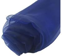 Un Filo Trasparente, Matrimonio Compleanno Arco Decorazione Cucito Fai da Te Casa Tovaglia Tenda Cristallo Tulle Rotolo Organza Panno di Garza Trasparente(Blu,90cm x 280cm)