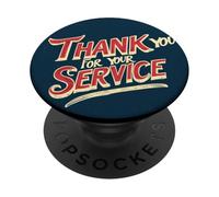 Un forte ringraziamento per il tuo servizio Omaggio per i veterani PopSockets PopGrip Adesivo