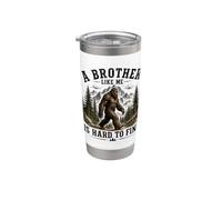 Un fratello come me è difficile da trovare Big Foot Sasquatch Bicchiere termico in acciaio inox doppia parete