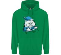 Un Gatto Nel Letto Sotto Il Duvet Felpa Per Bambini