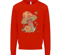 Un Geco Che Suona Il Banjo Sotto Un Fungo Uomo Felpa Maglione