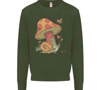Un Geco Che Suona Il Banjo Sotto Un Fungo Uomo Felpa Maglione
