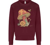 Un Geco Che Suona Il Banjo Sotto Un Fungo Uomo Felpa Maglione