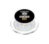 Un gentleman è solo un lupo paziente PopSockets PopGrip per MagSafe