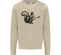 Un Ghiro Che Suona La Chitarra Uomo Felpa Maglione