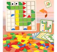 Un gioco di puzzle per la decorazione natalizia, che è un giocattolo educativo che combina attenzione e allenamento visivo, adatto per neonati e bambini in età prescolare, e anche un gioco da tavolo. 