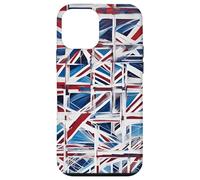 Un giocoso astratto Woke Riciclo della Union Jack 2 Custodia per iPhone 12 mini
