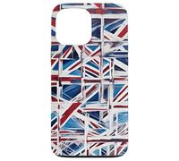Un giocoso astratto Woke Riciclo della Union Jack 2 Custodia per iPhone 13 Pro Max