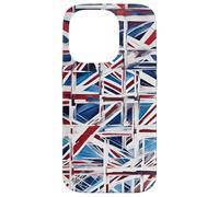 Un giocoso astratto Woke Riciclo della Union Jack 2 Custodia per iPhone 14 Pro