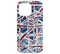 Un giocoso astratto Woke Riciclo della Union Jack 2 Custodia per iPhone 14 Pro Max
