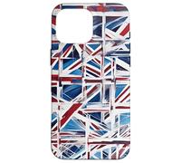 Un giocoso astratto Woke Riciclo della Union Jack 2 Custodia per iPhone 16 Pro Max