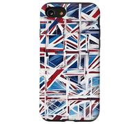 Un giocoso astratto Woke Riciclo della Union Jack 2 Custodia per iPhone SE (2020) / 7/8