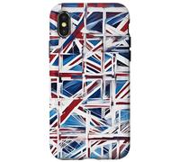 Un giocoso astratto Woke Riciclo della Union Jack 2 Custodia per iPhone X/XS