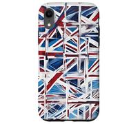 Un giocoso astratto Woke Riciclo della Union Jack 2 Custodia per iPhone XR