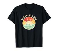 Un Giorno alla Volta Sobrietà Recupero AA Sobrietà Vita sobria Maglietta