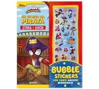 Un giorno da pirata. Bubble stickers. Storia e giochi. Spidey e i suoi fantastici amici. Ediz. a colori. Con Adesivi