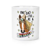 Un Giorno Sarò Un Unicorno Porta Matite Per Pennelli Da Trucco - Divertente