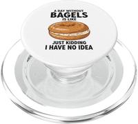 Un giorno senza bagel è come scherzare, non ne ho idea PopSockets PopGrip per MagSafe