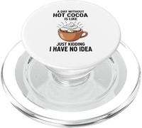Un giorno senza cacao caldo è come scherzare, non ne ho idea PopSockets PopGrip per MagSafe