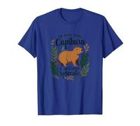 Un Giorno Senza Capibara Ë Un Giorno Sprecato Maglietta, Uomo, Blu Reale, 3XL
