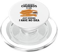 Un giorno senza Churros è come scherzare, non ne ho idea PopSockets PopGrip per MagSafe