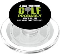 Un giorno senza golf probabilmente non mi ucciderà, ma perché rischiarlo PopSockets PopGrip per MagSafe