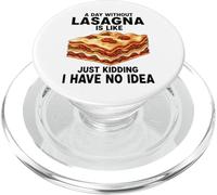 Un giorno senza lasagne è come scherzare, non ne ho idea PopSockets PopGrip per MagSafe