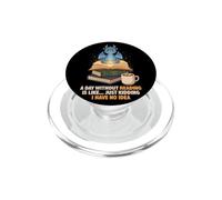 Un giorno senza leggere è come un simpatico libro di drago magico PopSockets PopGrip per MagSafe