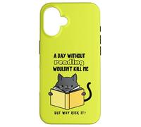 Un giorno senza leggere non mi ucciderebbe ma perché rischiare? Custodia per iPhone 16